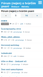 Mobile Screenshot of forum.renenekuda.cz