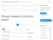 Tablet Screenshot of forum.renenekuda.cz